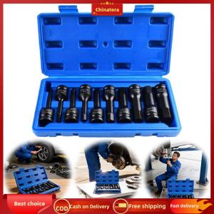 [Chinatera Malll] 10Pcs Drive Impact Hex Bit Socket Adapter Wear Resist For Automotive Pneumatic Electric Repair