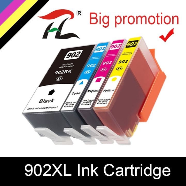 Htl Ink Cartridge 902xl 906xl Ink Cartridge For Hp 902 Xl 906 Hp Officejet 6954 6960 6961 6963 1497