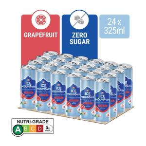 Ice Mountain Grapefruit Sparkling Water 325ML x 24