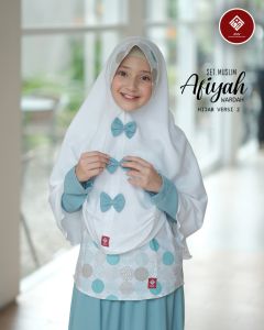 Gamis Anak Afiyah Junior Plus Hijab (usia 8-14 thn) ANV