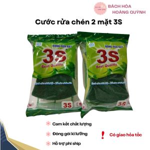 Combo 2 miếng rửa chén bát 2 mặt siêu sạch 3S