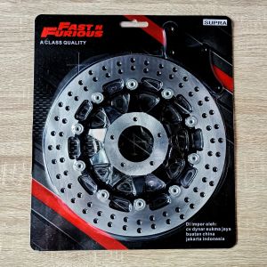 Piringan Lebar Supra Cakram Depan Lebar 300mm Supra X Grand Supra Fit Lama Plus Breket