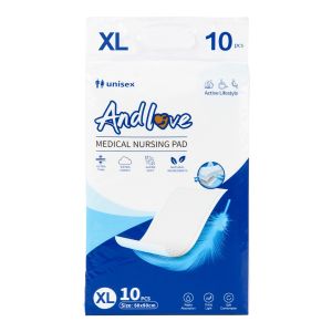 ANDLOVE Incontinence Care Pad (5pack/50pcs) Leak-Proof Super Absorbent L/XL Postpartum Elderly