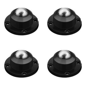 4 RODA TEMPEL UNIVERSAL 360 DERAJAT ROLLER SLIDE ADHESIVE RODA LEMARI RODA KURSI RODA ANGKAT BARANG