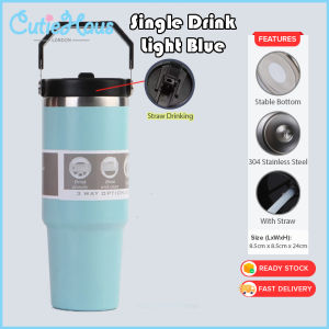Cutiehaus 890ml 304 Stainless Steel Handheld Thermal Insulated Vacuum Tumbler Double Drink Hot or Cold Mugater Bottle Termos Tumbler Vakum
