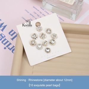 Mini Bross 10 Pcs Pin Baju Hijab Dagu Klip Kecil Aksesoris Fashion Wanita Korea
