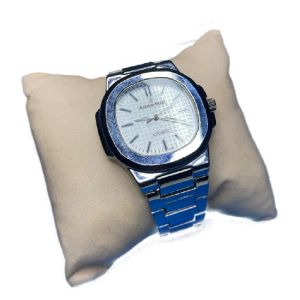 High quality luxury gift for men  silver watch with automatic movement