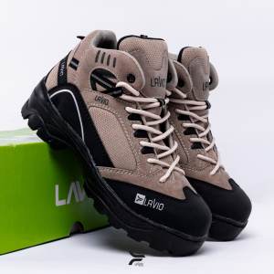 sepatu safety boots wanita  size 36-40 untuk Hiking ke gunung sole karet anti slip ujung besi lavio galen best Quality