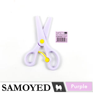 SAMOYED SC-SF3 Gunting Plastik Aman Anak / Ujung Bulat / Tumpul / Child Safety / Safe / Rounded Plastic Scissors
