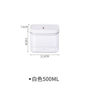 [SO} Airtight Food Container Storage Container with Vacuum Lock Sealed Lid 600ML / 1300ML / 2000ML