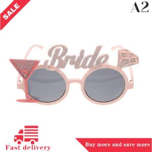 [COD] Bride & Groom Funny Groom Bride Glasses Bachelor Party Eyeglasses Photo Props Wedding Party Decoration Wedding Supplies