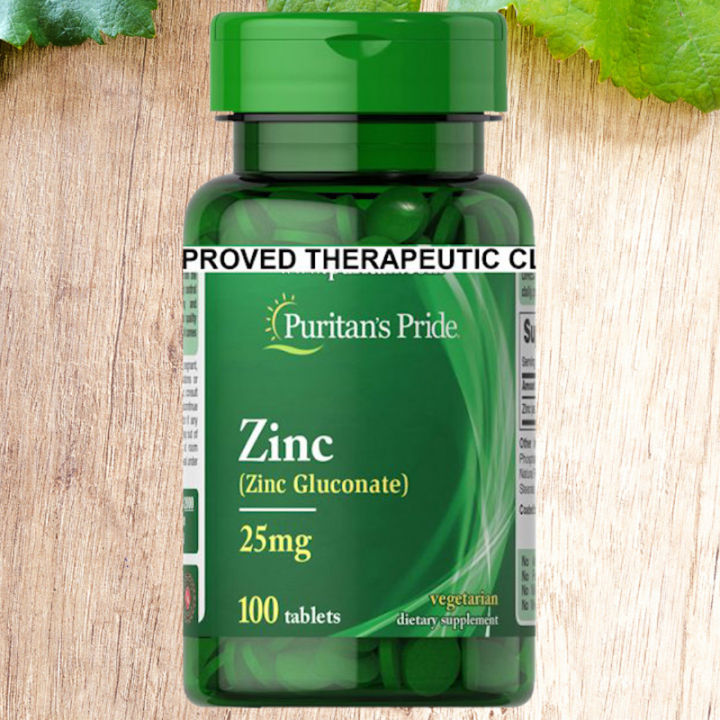 Zinc Gluconate 25mg 100 tablets Puritan's Pride Lazada PH