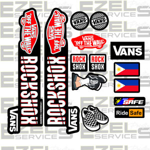ROCKSHOX x VANS fork bike decals | EzelservicesPH