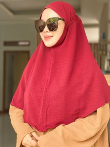 Jilbab Instan Bergo Maryam Crinkle Airflow Premium | Hijab Bergo Maryam Crinkle airflow