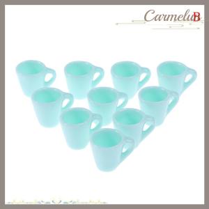 [Carmelun] 10pc 1:12 Dollhouse Miniature Mug Water Cup Model Kitchen Accessories Toys