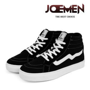 Sepatu Sneakers Boots Pria Joemen J 91 Sepatu Wanita Casual Black White Natural 100% Brand Lokal
