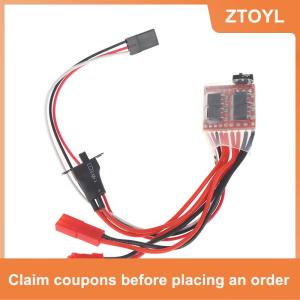 【ZTOYL】 Micro ESC 10A 15A 20A 30A chải ESC RC ESC điện tốc độ điều khiển cho Diy Mini 1 16 1 18 1 24 RC Xe thuyền TANK W phanh