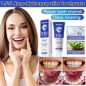 【FAMMY FAEY】7.5% Nano Hydroxyapatite Repair Toothpaste Stain Removal Whitening Toothpaste Fresh Gum Protection Repair Toothpaste Fresh Breath