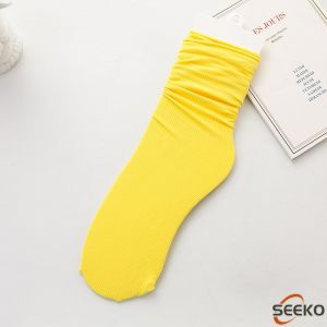 Seeko  Womens Socks Pure Color Breathable Feet Calf Socks Fashion Medium Tube Socks