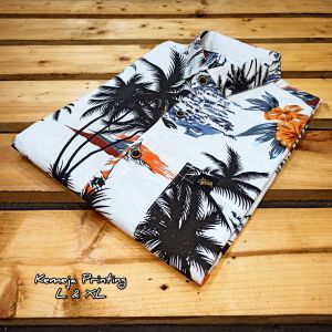 Kemeja pria casual kemeja pantai lengan pendek murah
