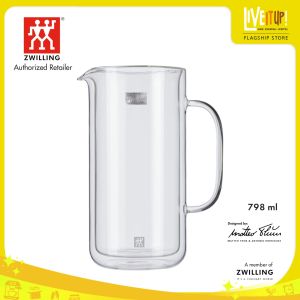 ZWILLING Sorrento Plus Borosilicate Double Wall Glass Carafe 798 ml/27 oz