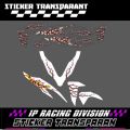 STRIPING STICKER VARIO NEW 2018/2021 MOTIF BUNGA SAKURA X ULAR  TRANSPARAN CUSTOM TERBARU. 