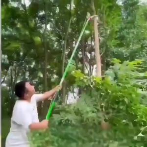 Kéo Cắt Cành Trên Cao Cán Dài Dây Giật Tích Hợp Lưỡi Cưa Siêu Bén Cắt Cành Trên Cao Không Cần Thang