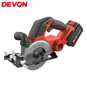 Devon Cordless Thông tư Saw Brushless 5833 20v 128x20mm 6000rpm 46.5mm Chế biến gỗ phổ linh hoạt pin điều chỉnh góc
