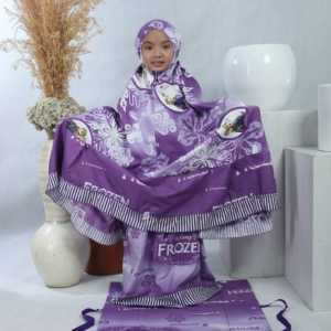 Bisa Bayar Ditempat/Mukena Frozen/Mukena Karakter/Perlengkapan Sholat Anak Usia 1-8 Tahun