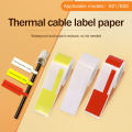 【Cable label】NIIMBOT B21/B1/B3S Printer Self Adhesive Cable Stickers Waterproof Identification Fiber Wire Tags Labels Organizers Network Marker Tool. 