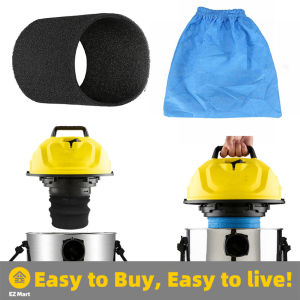 【Fast Shipping】 Textile Filter Bags Wet and Dry Foam Filter for Karcher MV1 WD1 WD2 WD3 Vacuum Cleaner Filter Bag Vacuum Cleaner Parts