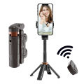 Foldable Selfie Stick Quadruped 360 Degree Rotating Mini Selfie Stick Bluetooth Anti-Shake Phone Holder Vlog Shooting TikTok. 