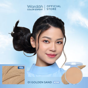 Wardah Color Expert Refill Foundation Powder dengan Serum Niacinamide - Akselerator Perawatan Kulit