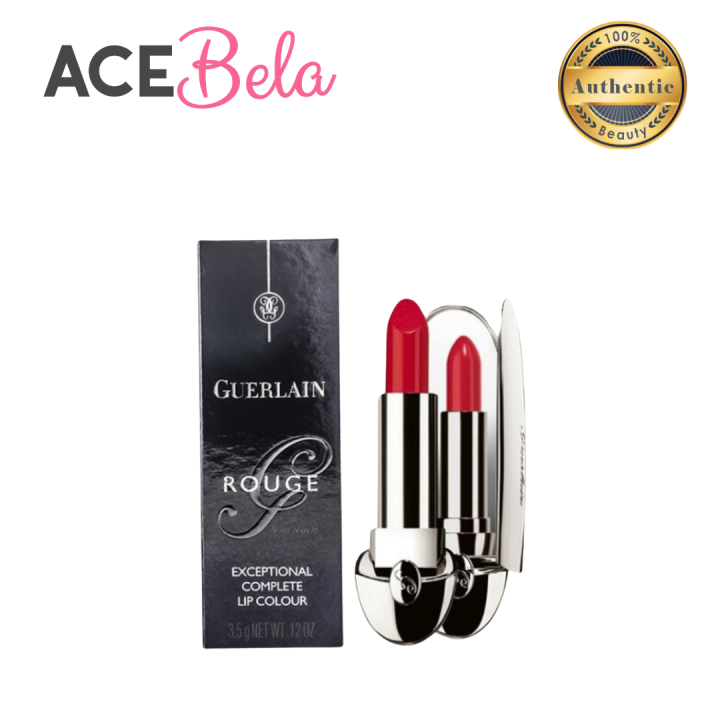 [CLEARANCE] Guerlain Rouge G De Guerlain Exceptional Complete Lip Colour #27 Gilda 3.5g (Box Damaged) (100% Authentic)