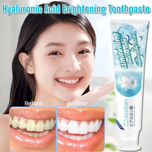 Toothpaste That Freshens Breath Removes Tooth Stains Yellowing and Bad Breath Contains Sodium Hyaluronate透明质酸美白牙膏