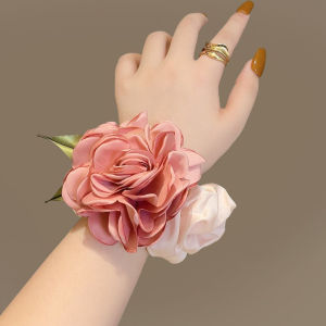 Hoa lớn của phụ nữ dây buộc tóc New Vintage Thời Trang Phụ kiện tóc đồ đội đầu cho phụ nữ