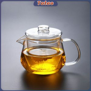 Glass Teapot Borosilicate Glass Clear Cup Kettle With Lid and Tea Infuser Tea Pot 500ml 600ml