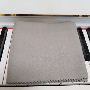 Khăn phủ phím đàn Piano cơ và điện màu xám