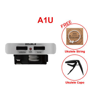 DOUBLE (A1U) Ukulele Pick Up System (for 21 23 26 30 Inch 寸 - Soprano Concert Tenor Baritone Ukulele) 烏克麗麗尤克里里