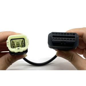 KTM Motorcycle OBD2 Adapter Cable 16 Pin to 6 Pin - Diagnostic Connector for Duke 125 200 250 390 RC 125 200 390 ECU Programming & Code Reading Motorbike‌