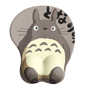 Totoro Mouse Pad with Wrist Support Non Slip Thick TIKAR TETikus
