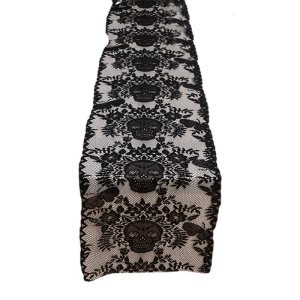 Polyester Halloween khăn trải bàn ren cho tường biểu ngữ Đảng nền hoặc bàn ăn đồ trang trí bàn runner cờ