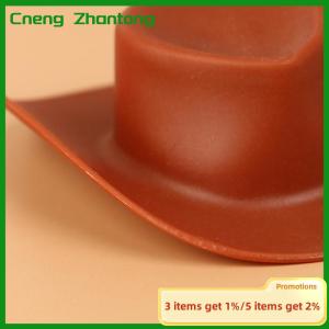 Cneng 10Pcs Miniature Plastic Doll Hat Western Cowboy Hat Cowgirl Hat For Dolls Decor