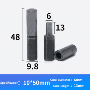 Cylindrical Hinges (Per piece) 3/8" to 1" Steel door hinge Cylindrical hinges cylindrical Iron Tube Shaft Heavy Duty for Welding Gate Steel Door.