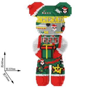 Christmas building block toys home decorationsgirlfriends birthday gift and kids educational puzzle