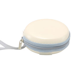 【Bestella✨COD】Fashion Fashion Portabel Kotak Penyimpanan Bundar Portabel Tas Kacamata Ritsleting wadah kacamata