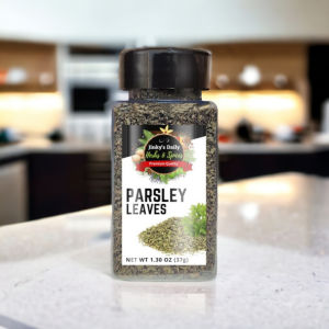 Parsley Leaves 40g in Shaker Bottle by Jinkys Daily Herbs & Spices