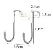 HÀNG CÓ SẴN - Móc Inox 304 Treo Áo Khoắc Đồ Dùng Nhà Bếp Hình Chữ S Đôi Gắm Cửa Tủ