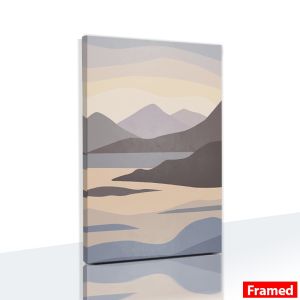 Astrdecor Bohon wall art Sunrise Sunset Nordic canvas painting landscape poster wth framed Deco