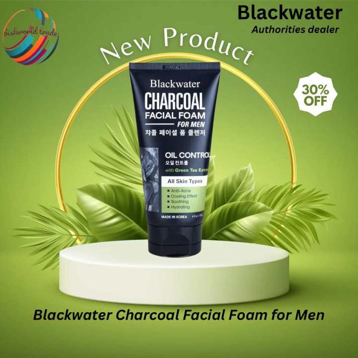 Blackwater Charcoal Facial Foam for Men Lazada PH